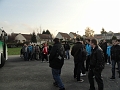 Tout le monde est arrive et le car arrive